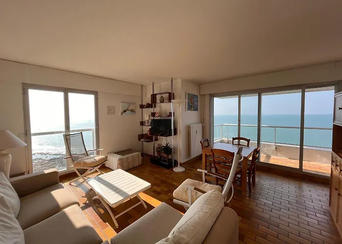 公寓 Confortable Avec Vue Sur L'ocean, 2 Et Balcon - Fr-1-197-201 *