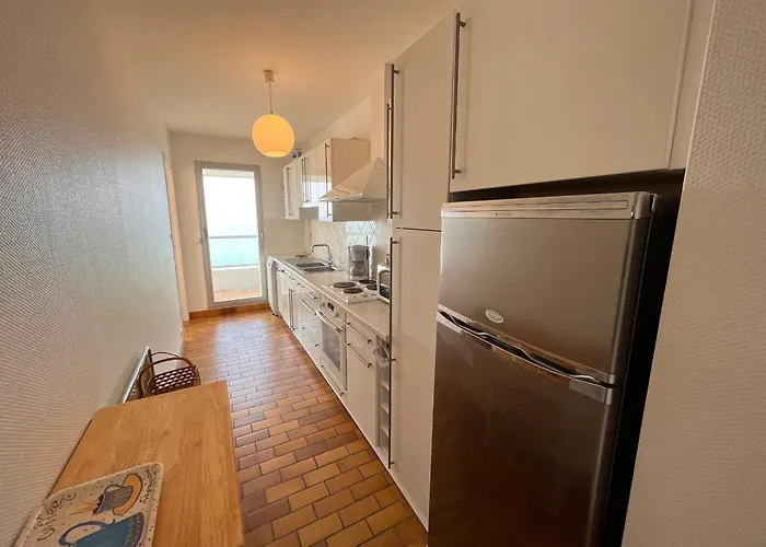 公寓 Confortable Avec Vue Sur L'ocean, 2 Et Balcon - Fr-1-197-201