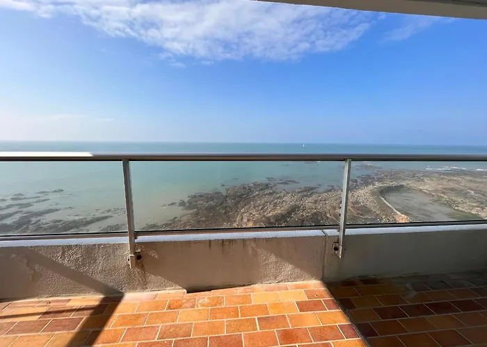 Confortable Avec Vue Sur L'ocean, 2 Et Balcon - Fr-1-197-201 公寓 莱萨布勒-多洛讷