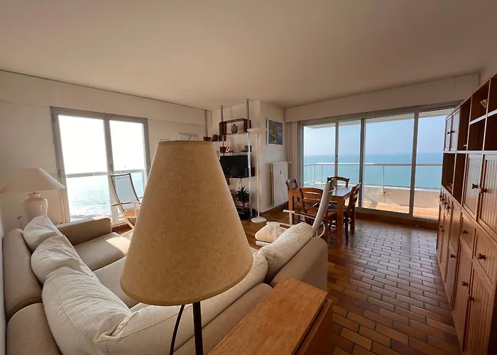 Confortable Avec Vue Sur L'ocean, 2 Et Balcon - Fr-1-197-201 شقة